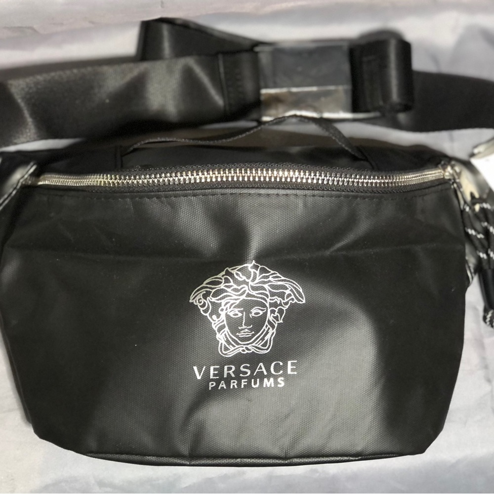 VERSACE Medusa Parfums Belt Bag/Fanny Pack/Travel Pouch/Crossbody, EUC - Picture 2 of 5